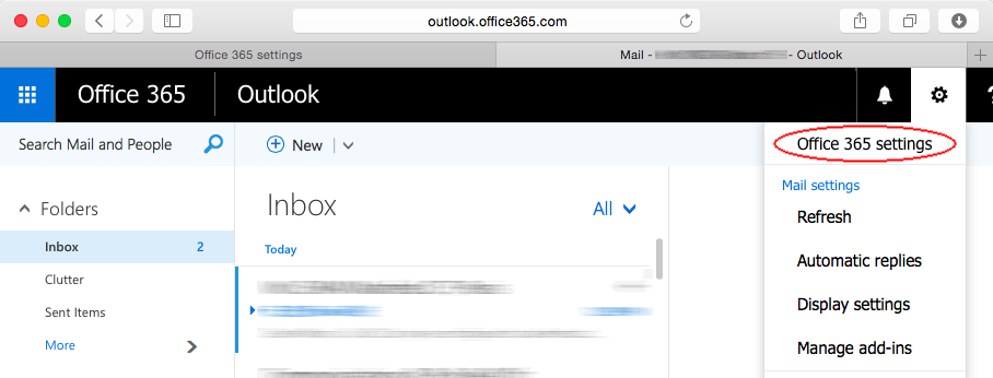 outlook for mac 2016 previous email contact